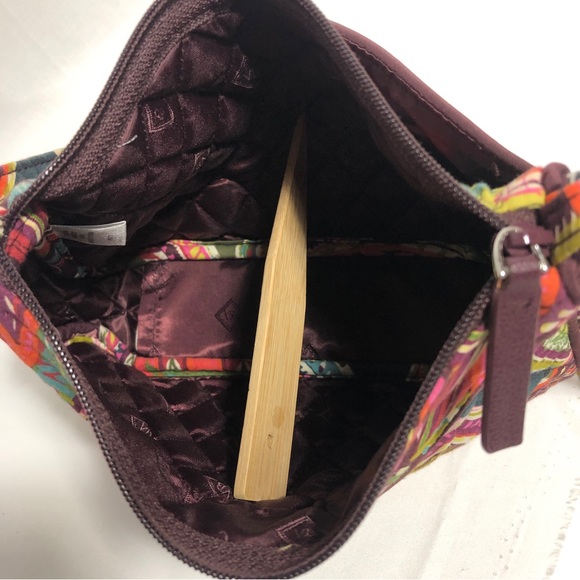 Vera Bradley Little Crossbody, Heirloom Paisley - Picture 3 of 5